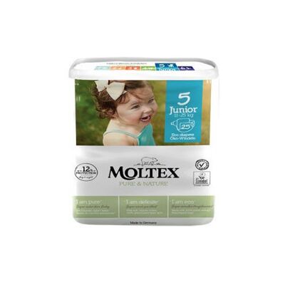 Moltex - Moltex Pannolini Junior Tg.5 11/25kg 25pz Moltex - Moltex Pannolini Junior Tg.5 11/25kg 25pz