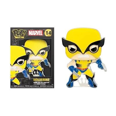 X-Men Wolverine 4" Pop! Spilla in smalto - Figura da collezione X-Men Wolverine 4" Pop! Spilla in smalto - Figura da collezione