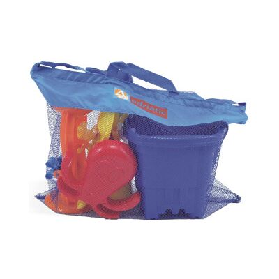 Adriatic - Set Borsa Mare Con Secchiello E Giochi Adriatic - Set Borsa Mare Con Secchiello E Giochi