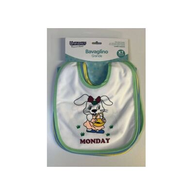 Unifamily - Bavaglino Grande 7 Pz Boy Unifamily - Bavaglino Grande 7 Pz Boy