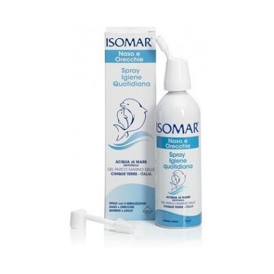 Isomar - Isomar Spray Naso E Orecchie Isotonica Igiene Quotidiana Bimbi E Adulti 100 Ml Isomar - Isomar Spray Naso E Orecchie Isotonica Igiene Quotidiana Bimbi E Adulti 100 Ml