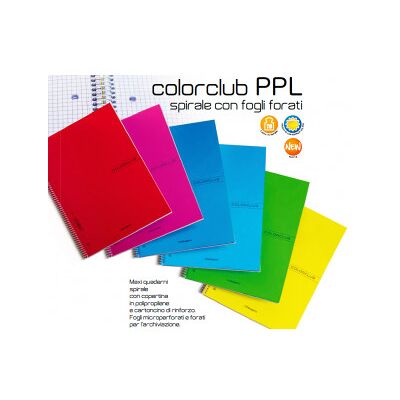 Blasetti - Maxi Spiralato Con Fori E Copertina Ppl 1 R Colorclub Blasetti - Maxi Spiralato Con Fori E Copertina Ppl 1 R Colorclub