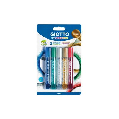Giotto - Colla Giotto Glitter Metallizzata 10,5 Ml Bls 5 Giotto - Colla Giotto Glitter Metallizzata 10,5 Ml Bls 5