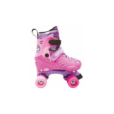 Mandelli - Pattini Quaddy Rosa Allungabili 31-34 Mandelli - Pattini Quaddy Rosa Allungabili 31-34