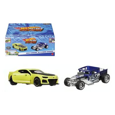 Hot Wheels - Veicoli Retrocarica 1:43 Pack 2 Hot Wheels Hot Wheels - Veicoli Retrocarica 1:43 Pack 2 Hot Wheels