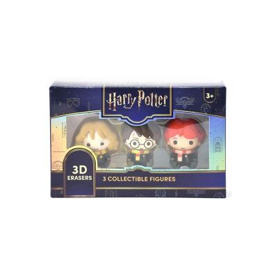 Harry Potter - Harry Potter Gomme 3d Pack 3pz Harry Potter - Harry Potter Gomme 3d Pack 3pz