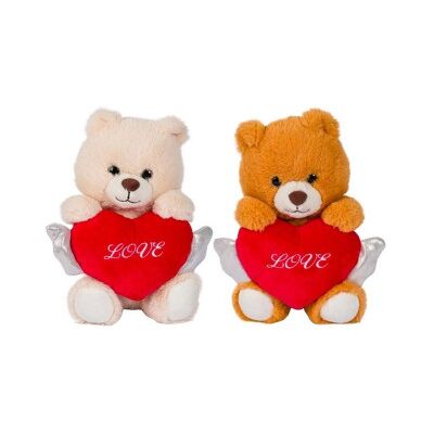 Decar - Orsetto Con Cuore E Ali 23cm Decar Decar - Orsetto Con Cuore E Ali 23cm Decar