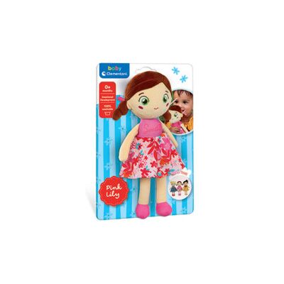 Baby Clementoni - Soft Doll Pink Lily Baby Clementoni Baby Clementoni - Soft Doll Pink Lily Baby Clementoni