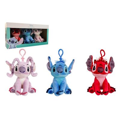 Disney - Pack 3 Personaggi Peluche Stitch, Leroy E Angel Disney - Pack 3 Personaggi Peluche Stitch, Leroy E Angel