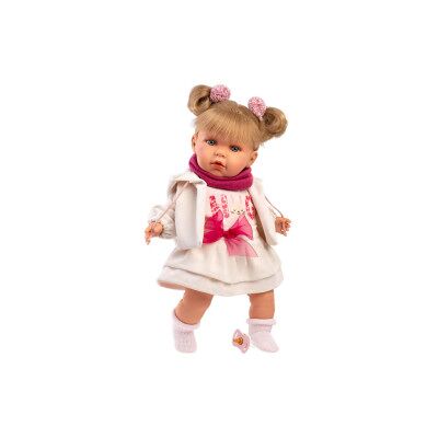 Llorens - Reborn Morbido Julia 42cm Vestito Rosa Fiocco Llorens - Reborn Morbido Julia 42cm Vestito Rosa Fiocco