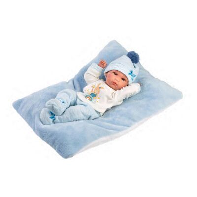 Llorens - Reborn Vinile Bimbo 35cm Con Cuscino Llorens - Reborn Vinile Bimbo 35cm Con Cuscino