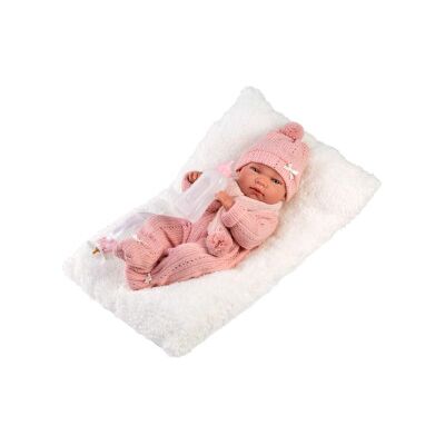 Llorens - Reborn Vinile Nica 40cm Cuscino E Biberon Llorens - Reborn Vinile Nica 40cm Cuscino E Biberon