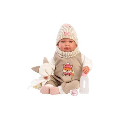 Llorens - Reborn Morbido Tina 44cm Con Dou Dou Llorens - Reborn Morbido Tina 44cm Con Dou Dou