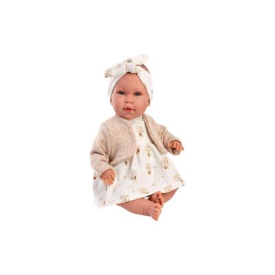 Llorens - Abito Gufetti Con Giacchina Rosa 42cm Llorens - Abito Gufetti Con Giacchina Rosa 42cm