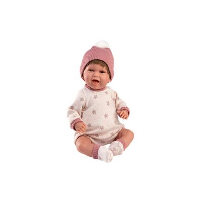 Llorens - Tutina Rosa Stelline Con Cappellino 42cm Llorens - Tutina Rosa Stelline Con Cappellino 42cm