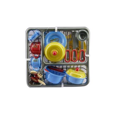 Kidz Corner - Pentole E Mestoli Con Scolapiatti Kidz Corner Kidz Corner - Pentole E Mestoli Con Scolapiatti Kidz Corner