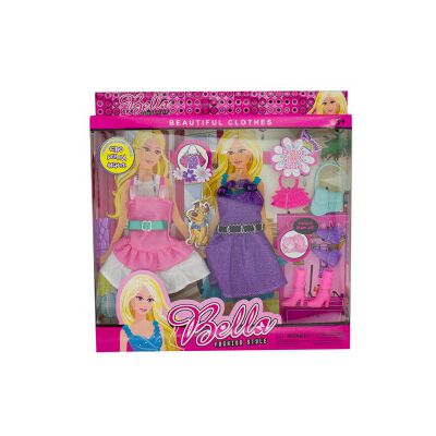 Kidz Corner - Abiti Per Bambola Con Accessori Kidz Corner Br Kidz Corner - Abiti Per Bambola Con Accessori Kidz Corner Br