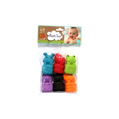 Kidz Corner - Vinile Bagnetto Animali Forme 6 Pz Kidz Corner - Vinile Bagnetto Animali Forme 6 Pz