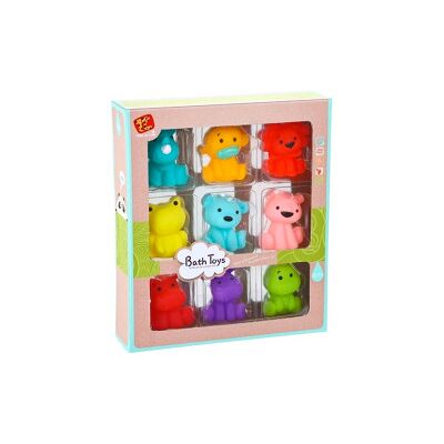 Kidz Corner - Vinile Bagnetto Simpatici Animali Box 9 Pz Kidz Corner - Vinile Bagnetto Simpatici Animali Box 9 Pz