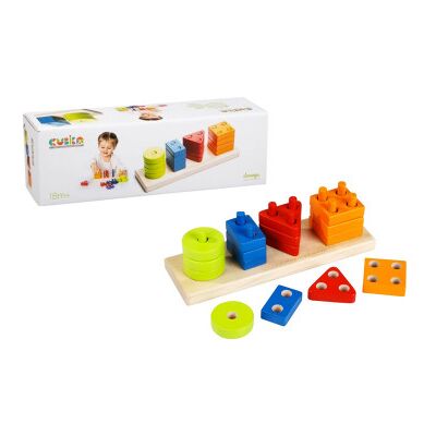 Cubika 15337 Gioco di classificazione in legno - Prodotto educativo Cubika 15337 Gioco di classificazione in legno - Prodotto educativo
