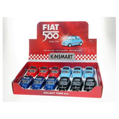 Kidz Corner - Auto Fiat 500 Old 1:24 Retrocarica Kidz Corner - Auto Fiat 500 Old 1:24 Retrocarica