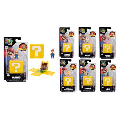 Super Mario - Super Mario Movie Mini Personaggi 4cm Super Mario - Super Mario Movie Mini Personaggi 4cm