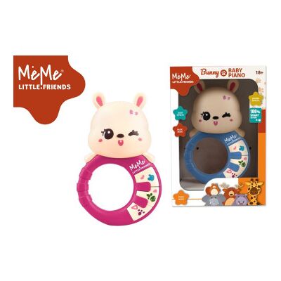 Little Friends - Little Friends Bunny Baby Piano Sonaglio 2 Assortimenti Little Friends - Little Friends Bunny Baby Piano Sonaglio 2 Assortimenti