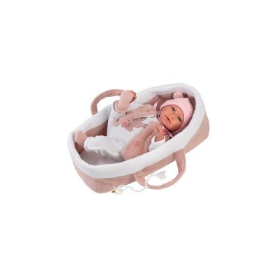 Llorens - Reborn Morbido Mimi 42cm Culla Rosa Llorens - Reborn Morbido Mimi 42cm Culla Rosa