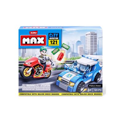 Max Build - Max Inseguimento Guardie E Ladri 125pz Max Build - Max Inseguimento Guardie E Ladri 125pz