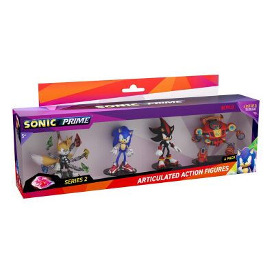 Sonic - Sonic Prime Pack 4 Personaggi Articolati Sonic - Sonic Prime Pack 4 Personaggi Articolati
