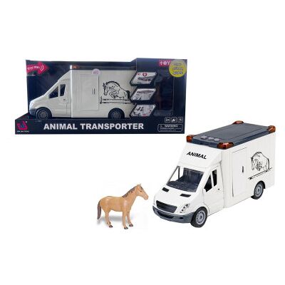 Kidz Corner - Veicolo Trasporto Cavalli Da Corsa Kidz Corner - Veicolo Trasporto Cavalli Da Corsa