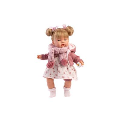 Llorens - Reborn Morbido Joelle 38cm Sciarpa Rosa Llorens - Reborn Morbido Joelle 38cm Sciarpa Rosa