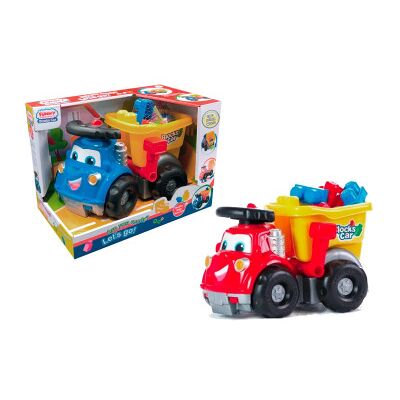 Kidz Corner - Camion Buffo Con Ribalta E Mattoncini Kidz Corner - Camion Buffo Con Ribalta E Mattoncini