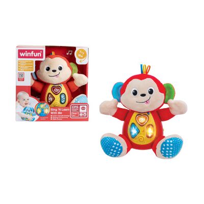 Winfun - Giocattolo Interattivo Scimmia - Giocattoli Winfun - Giocattolo Interattivo Scimmia - Giocattoli