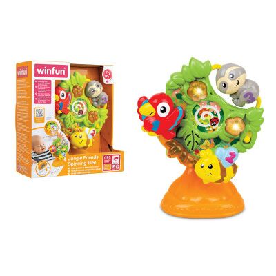 Winfun - Albero Musicale Ventosa Amici Giungla Winfun - Albero Musicale Ventosa Amici Giungla