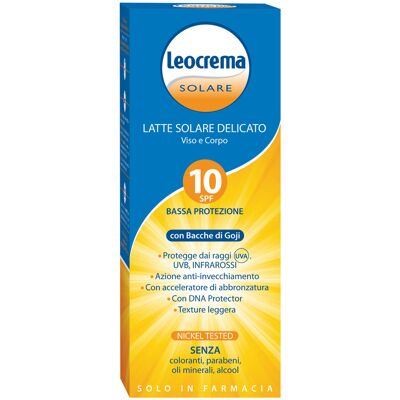 Leocrema Gojy SPF 10 - Latte Solare Leocrema Gojy SPF 10 - Latte Solare