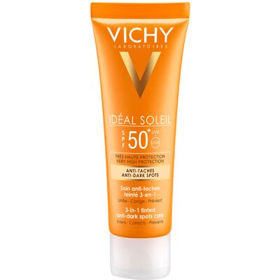 Vichy Crema Solare Tinta 3 in 1 Anti-Macchie SPF 50+ (50ml) Vichy Crema Solare Tinta 3 in 1 Anti-Macchie SPF 50+ (50ml)