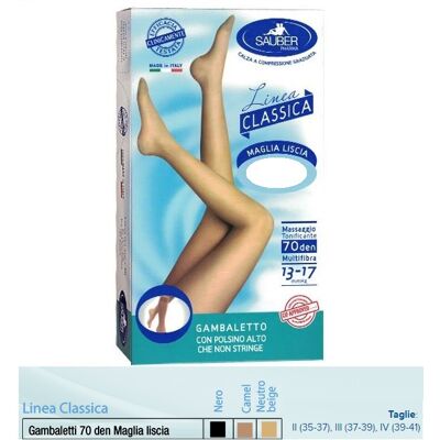 Desa Pharma Srl Gambaletto Charme 70 Den - Compressione Graduata Desa Pharma Srl Gambaletto Charme 70 Den - Compressione Graduata