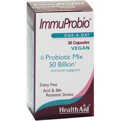HealthAid ImmuProbio - 50 Miliardi Vegicaps - Integratore Alimentare HealthAid ImmuProbio - 50 Miliardi Vegicaps - Integratore Alimentare