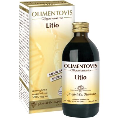 Giorgini Dr. Olimentovis Litio - Integratore Liquido Vegano Giorgini Dr. Olimentovis Litio - Integratore Liquido Vegano