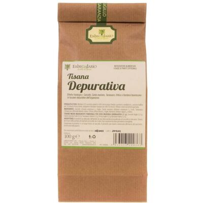 Erbecedario Tisana Depurativa 100 grammi Erbecedario Tisana Depurativa 100 grammi