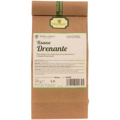 Erbecedario Tisana Drenante 100 grammi Erbecedario Tisana Drenante 100 grammi