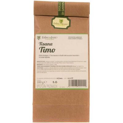 Erbecedario Tisana Timo 100 grammi Erbecedario Tisana Timo 100 grammi