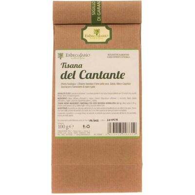 Erbecedario Tisana del Cantante 100 grammi Erbecedario Tisana del Cantante 100 grammi
