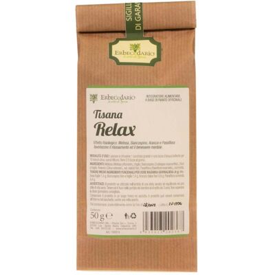 Erbecedario Tisana Relax 50 grammi Erbecedario Tisana Relax 50 grammi