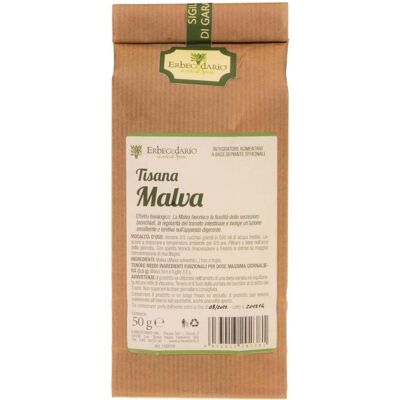 Erbecedario Tisana Malva 50 grammi Erbecedario Tisana Malva 50 grammi