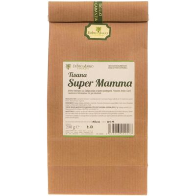Erbecedario Tisana Super Mamma 200 grammi Erbecedario Tisana Super Mamma 200 grammi