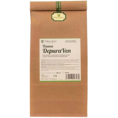 Erbecedario Tisana DepuraVen 200 grammi Erbecedario Tisana DepuraVen 200 grammi