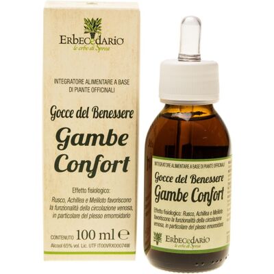 Erbecedario Gocce del Benessere Gambe Confort 100 ml Erbecedario Gocce del Benessere Gambe Confort 100 ml