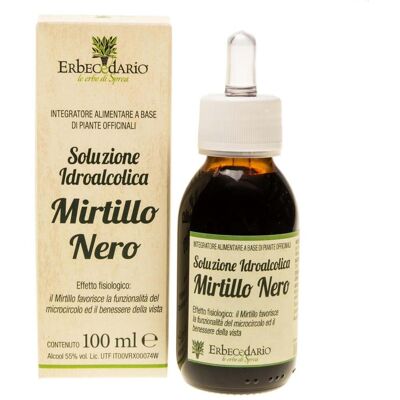 Erbecedario Soluzione Idroalcolica Mirtillo Nero 100 ml Erbecedario Soluzione Idroalcolica Mirtillo Nero 100 ml
